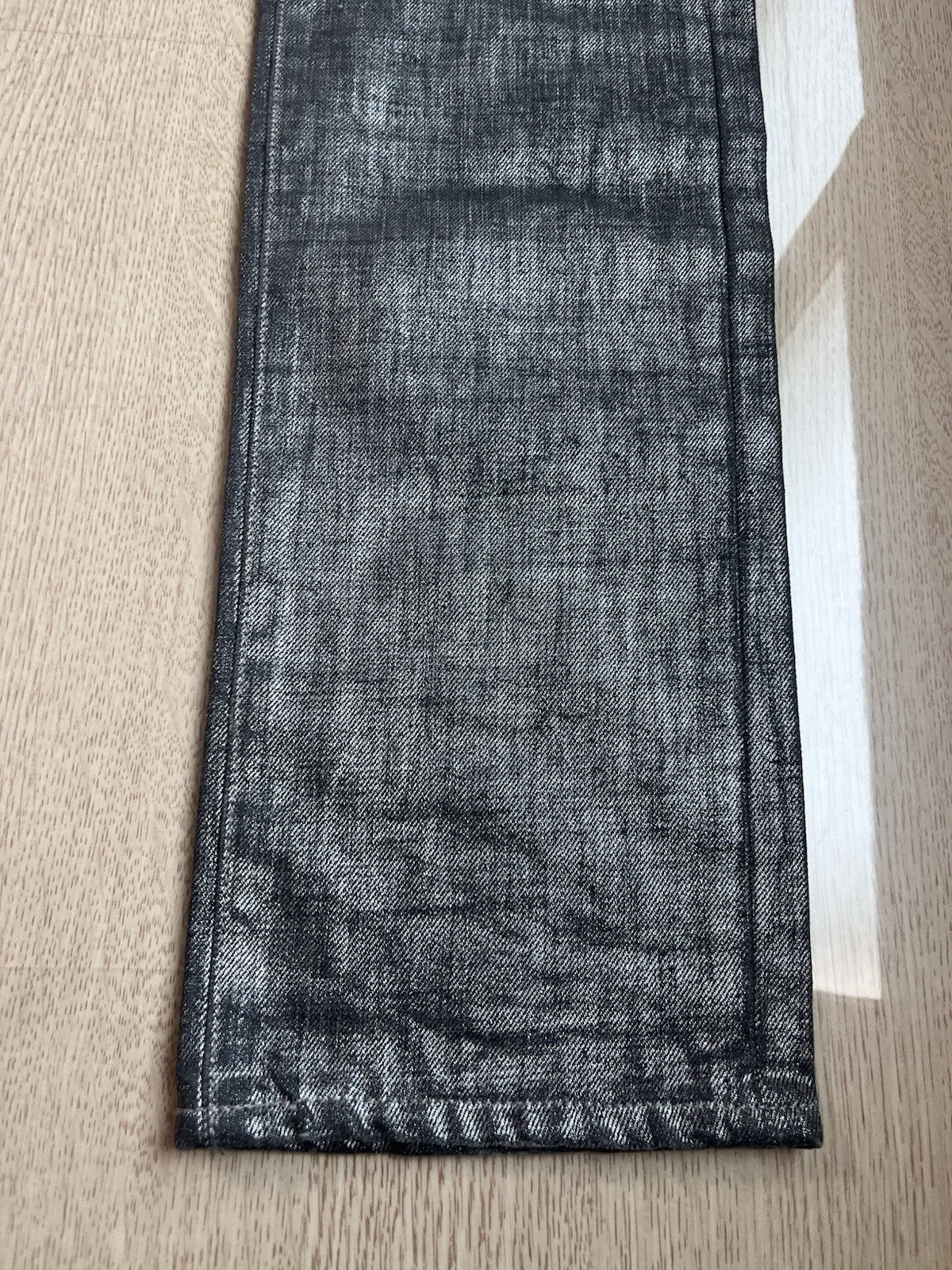 29 dior homme 06 radioactive silver denim pants jeans