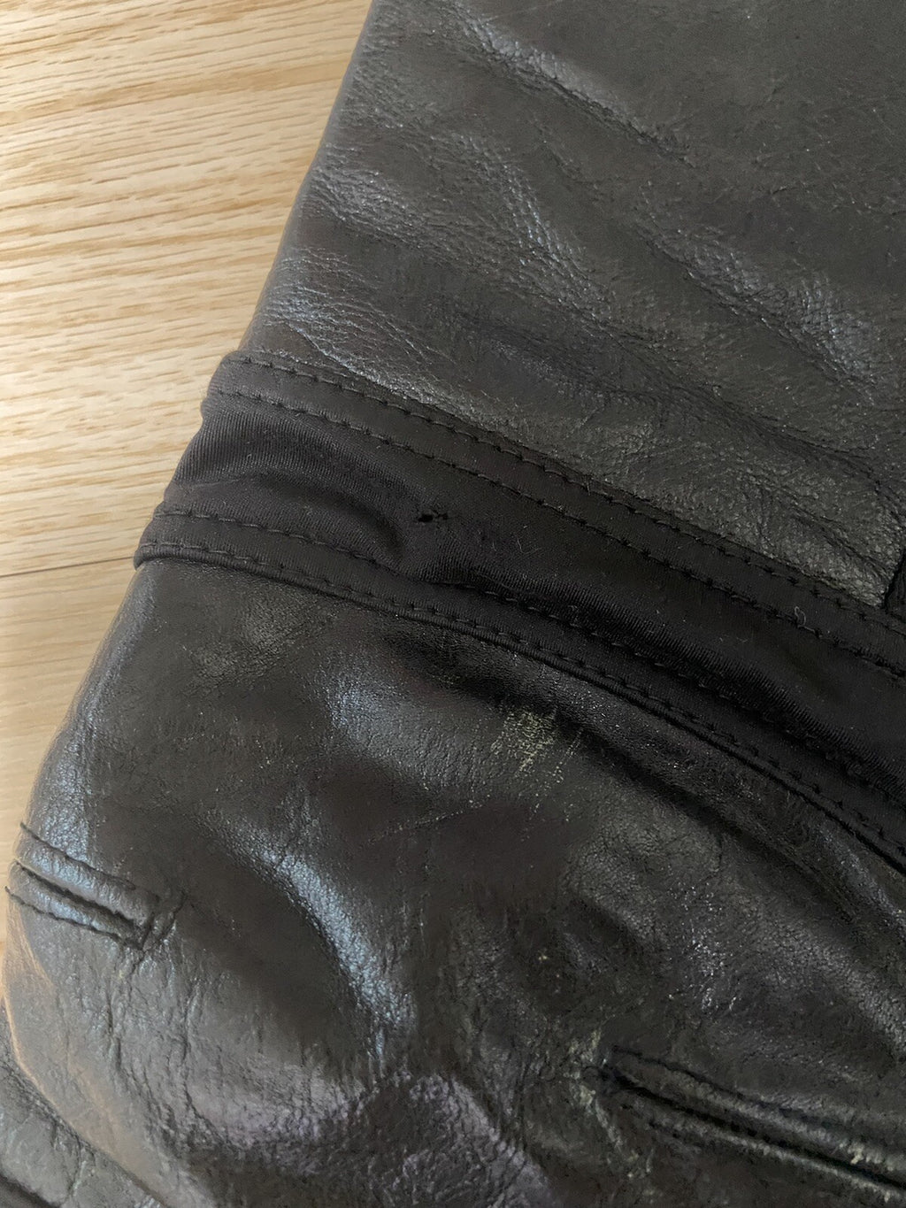 XS Junya Watanabe comme des garcons Leather panel pants