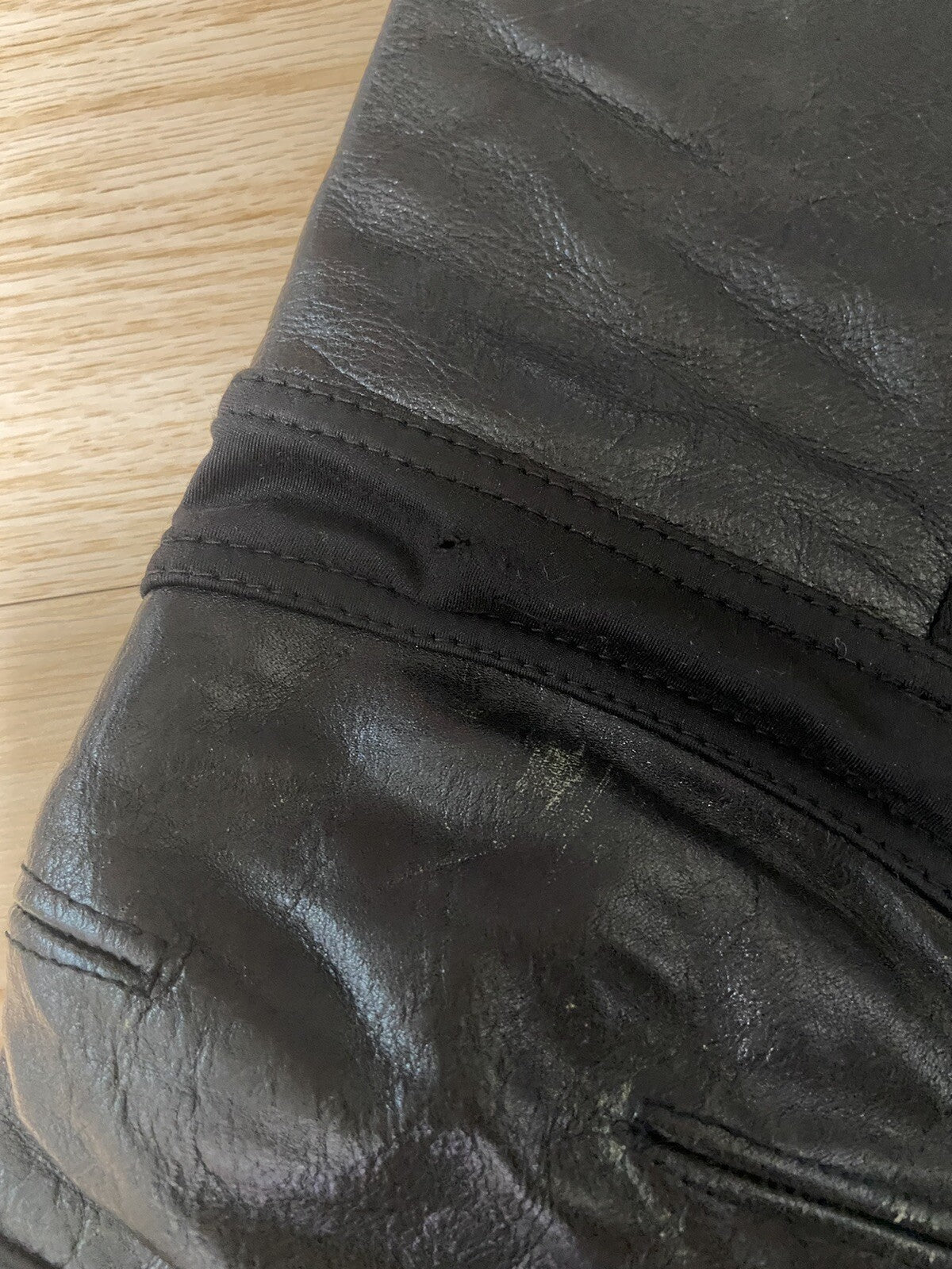 XS Junya Watanabe comme des garcons Leather panel pants
