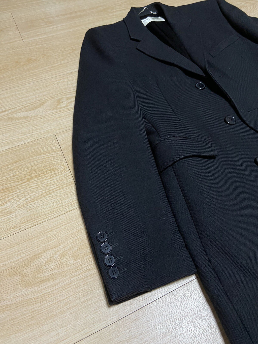 46 Saint Laurent fw15 ss16 chesterfield wool coat jacket
