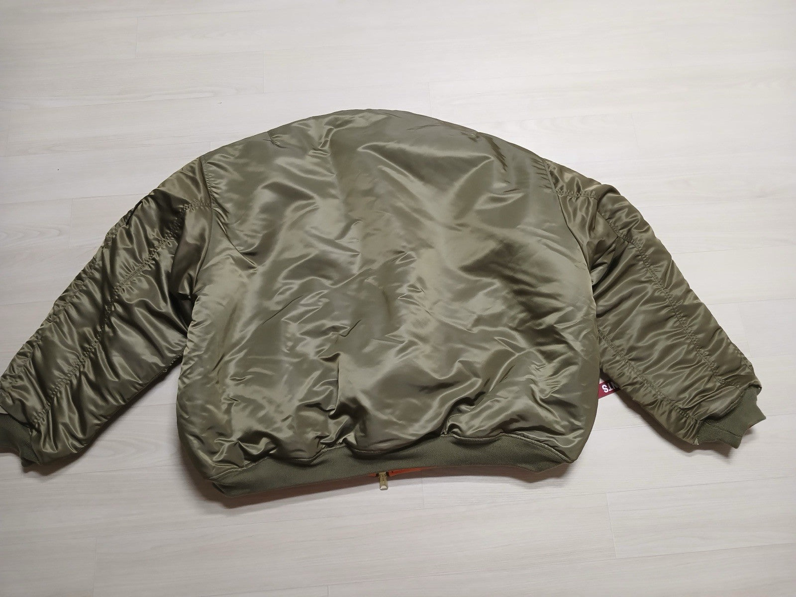m Vetements Multi pocket cargo oversized Reversible bomber jacket