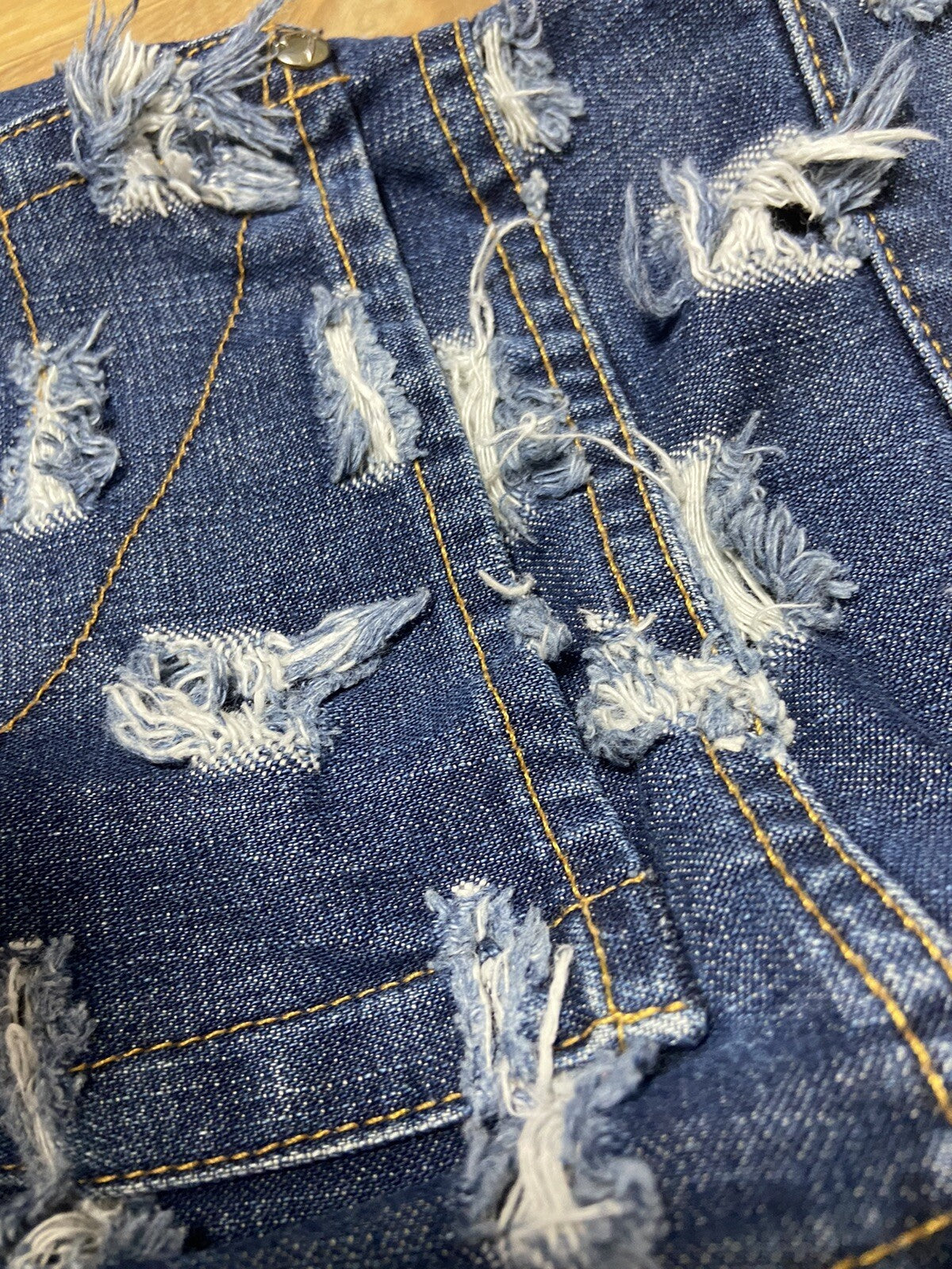 27 Vivienne westwood ‘cut and slash’ distressed denim pants jeans VINTAGE