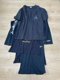 S Vetements PARIS Layered oversized long sleeve shirt dress