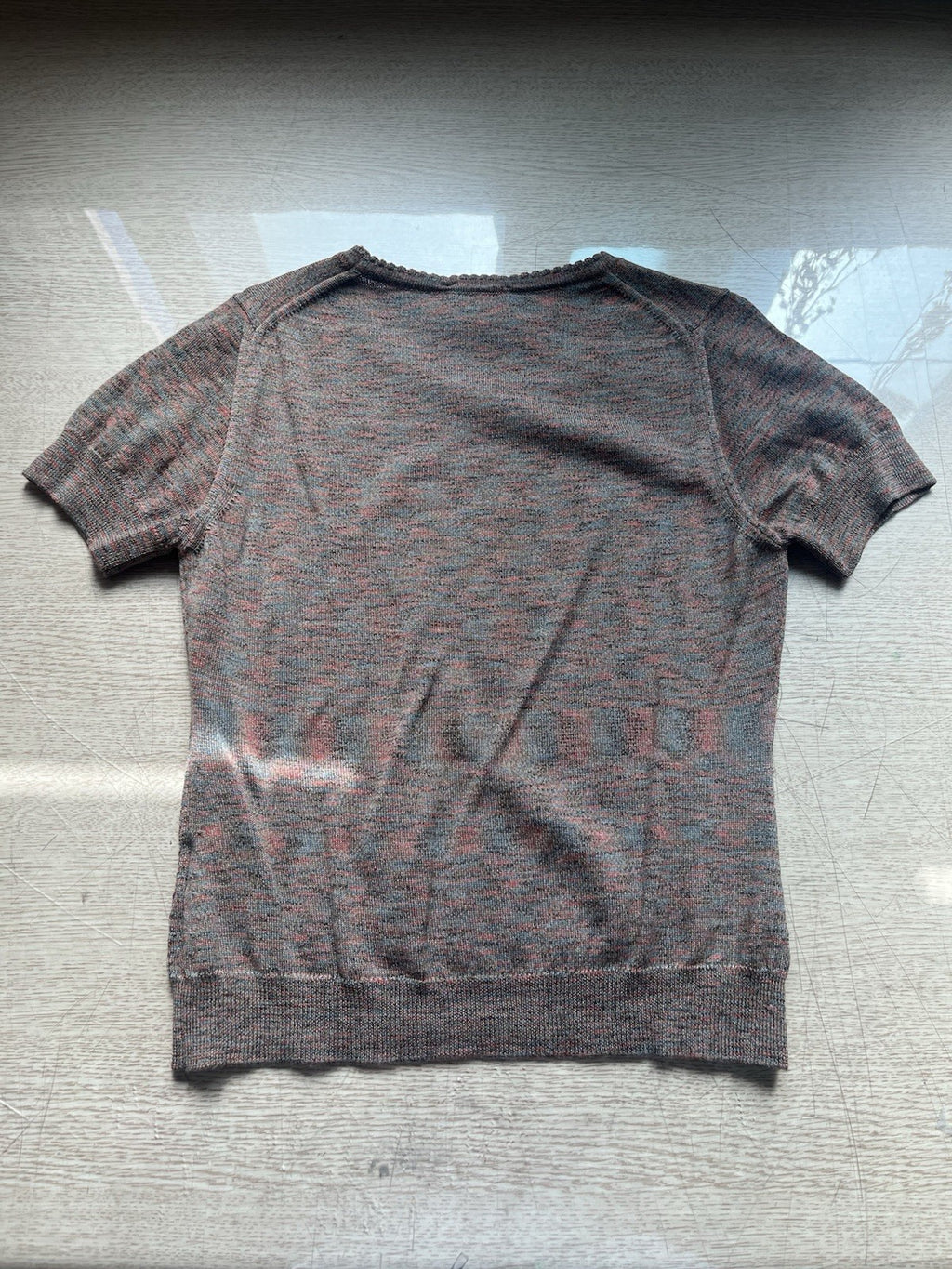M Vivienne Westwood gold label orb logo cropped knit t shirt