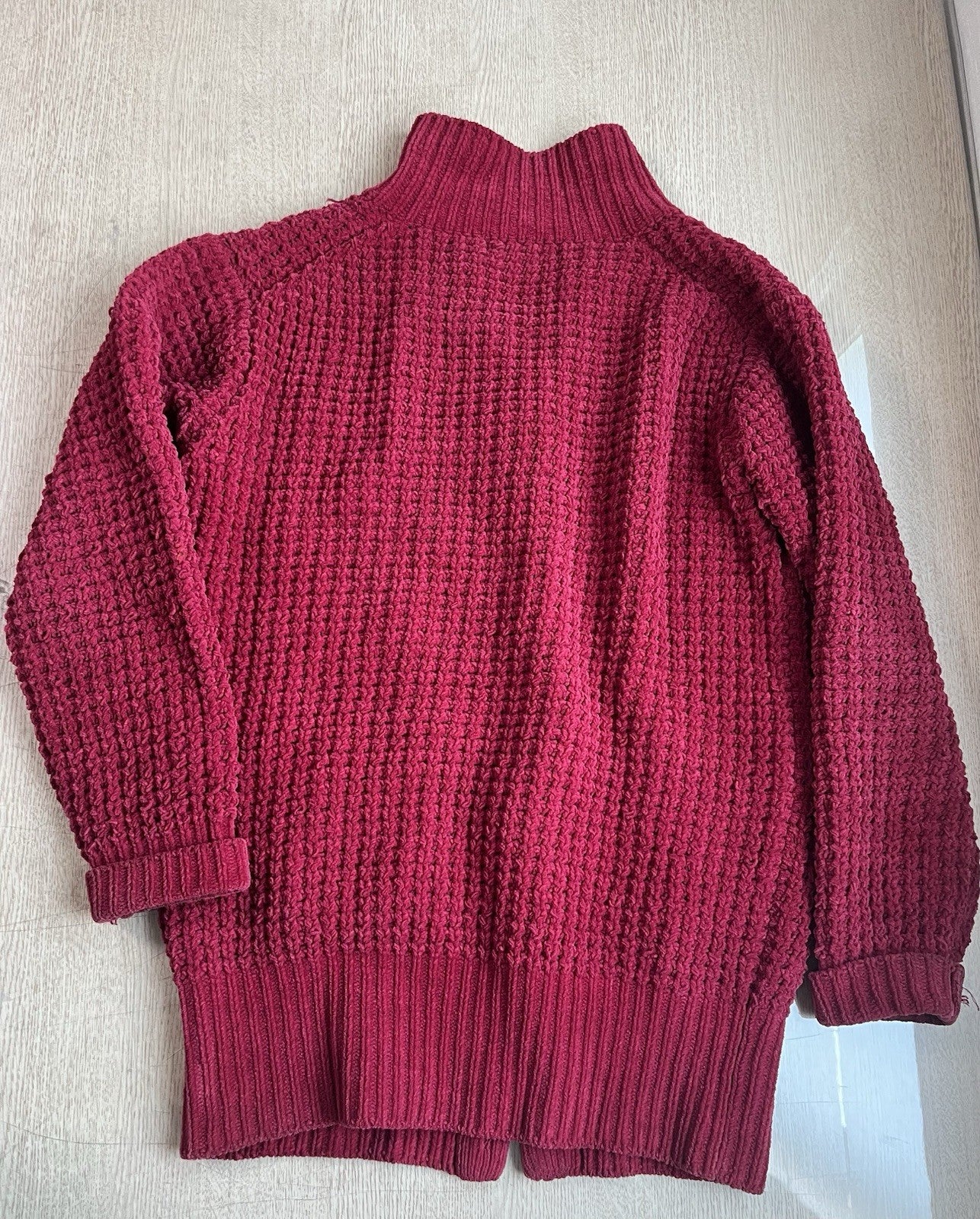 M Yohji yamamoto oversized heavy weight knit cardigan