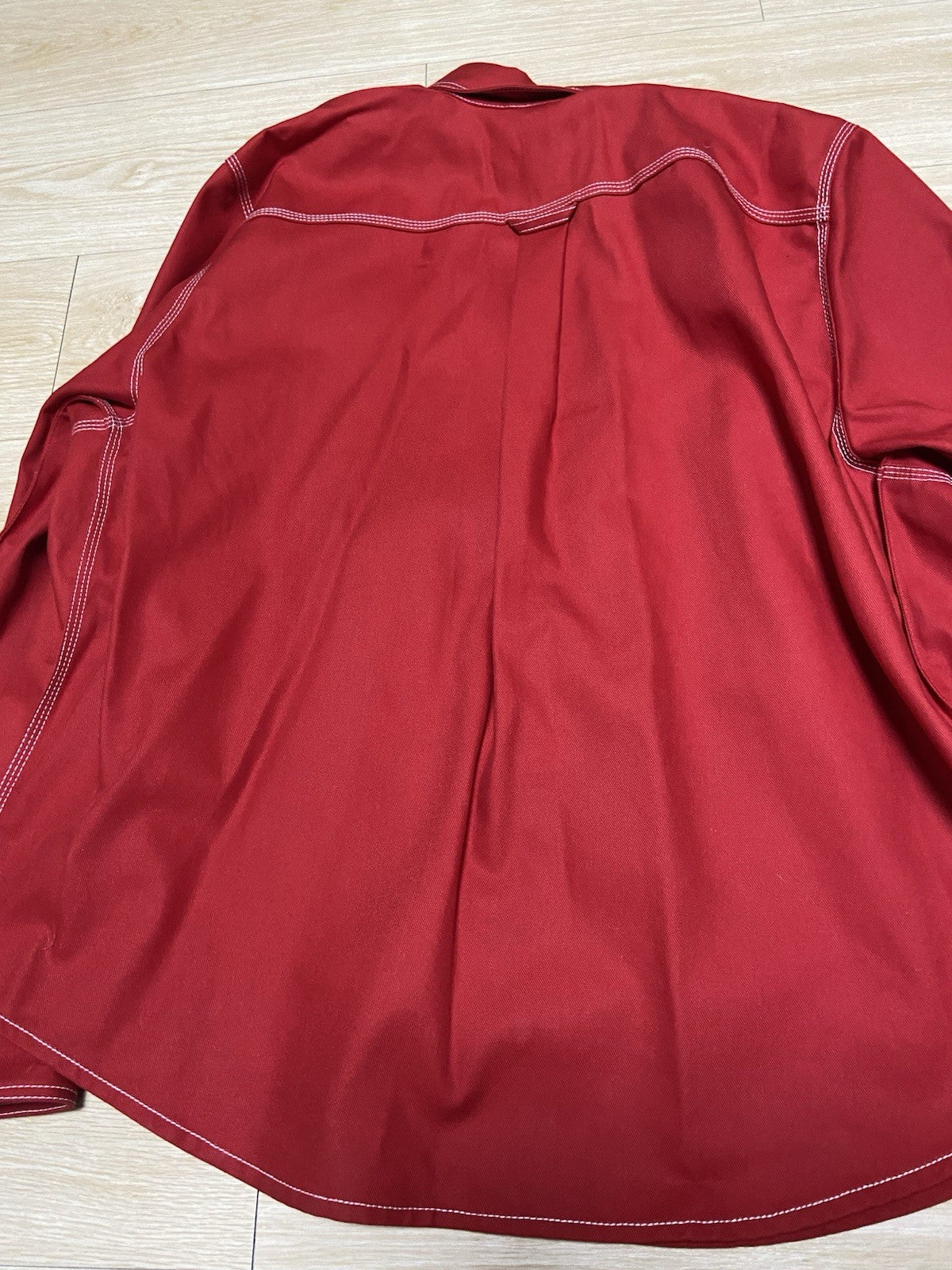 XS Vetements Carhartt oversized work jacket red