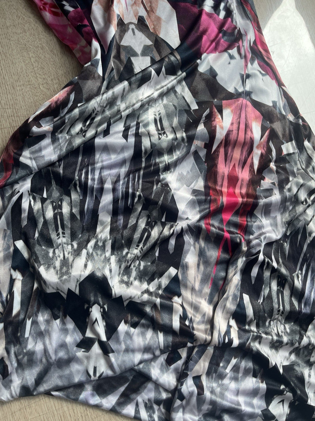 42 Alexander Mcqueen Ss09 Natural Distinction kaleidoscope Printing Silk Dress