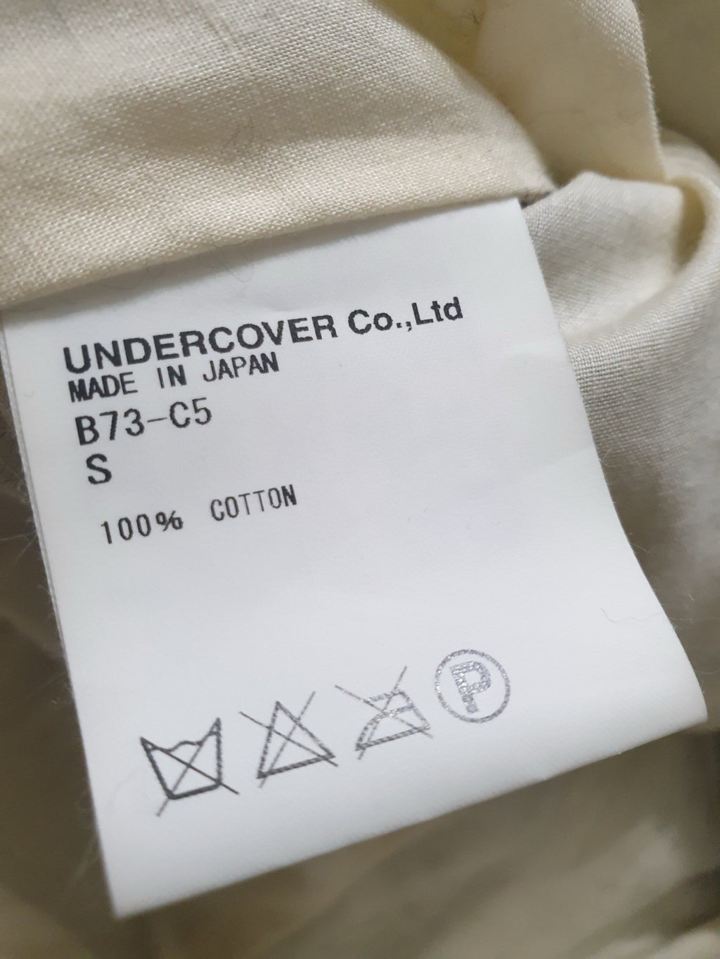 S Undercover aw04 BUT BEAUTIFUL hand sewn coat