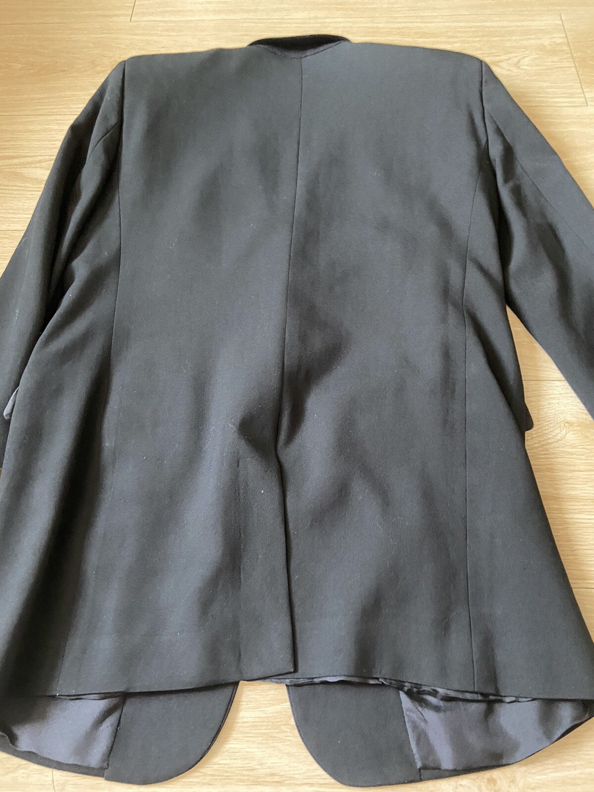 F46 Saint Laurent gold double button blazer jacket suit