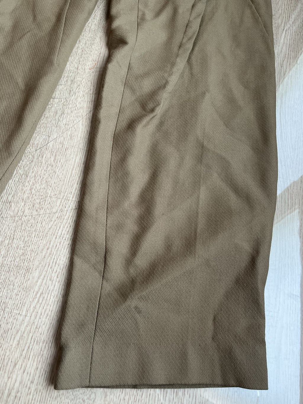2 Undercover multi darts assymetric wool slacks pants