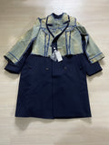 50 Maison Margiela SS22 Denim panel layered coat jacket