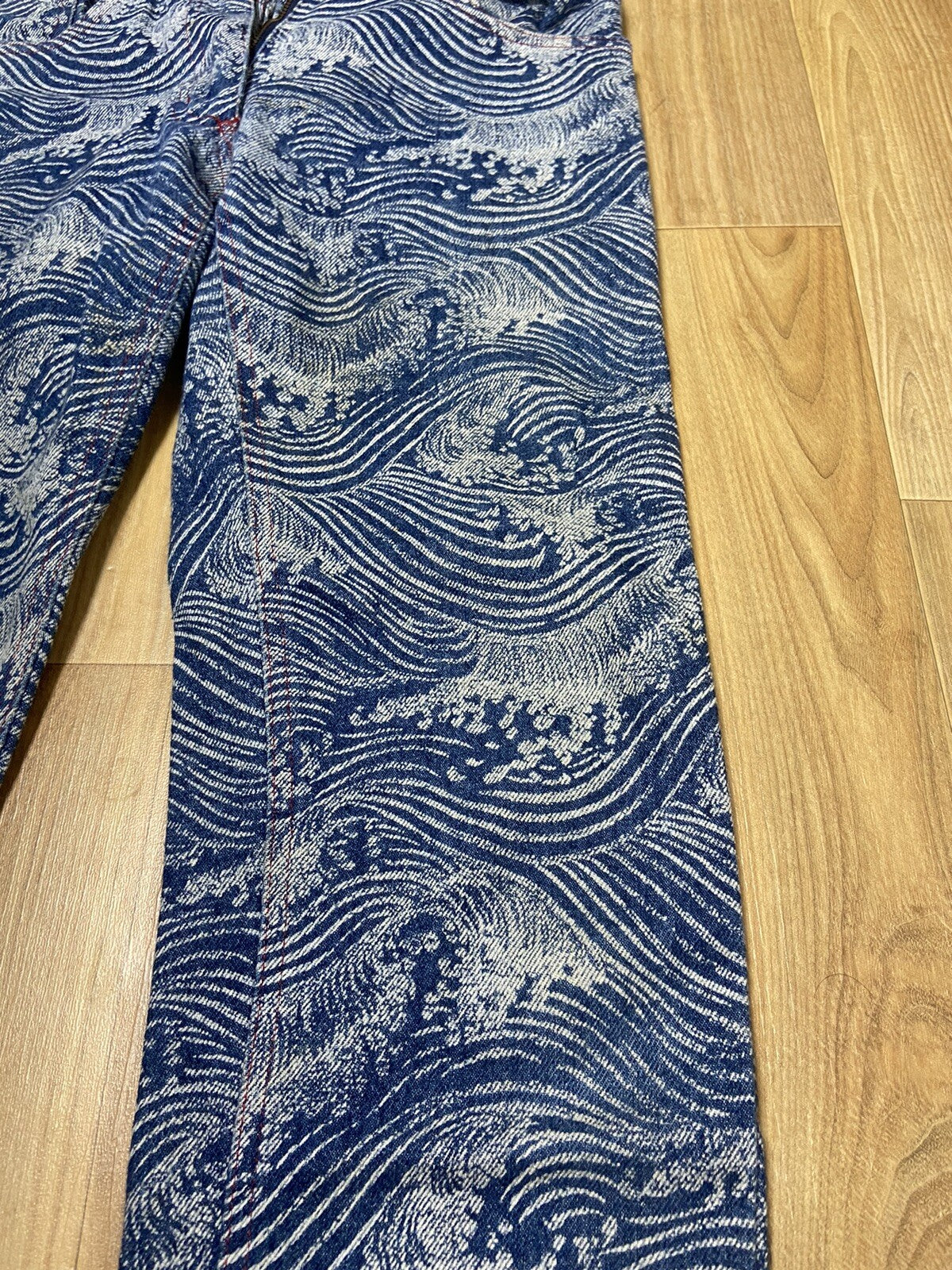40 Vivienne westwood aw92 The Great Waves denim pants jeans