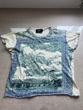 M Jean Paul Gaultier maille 90s 80s jeanne d’ark printing T shirt Short Sleeve