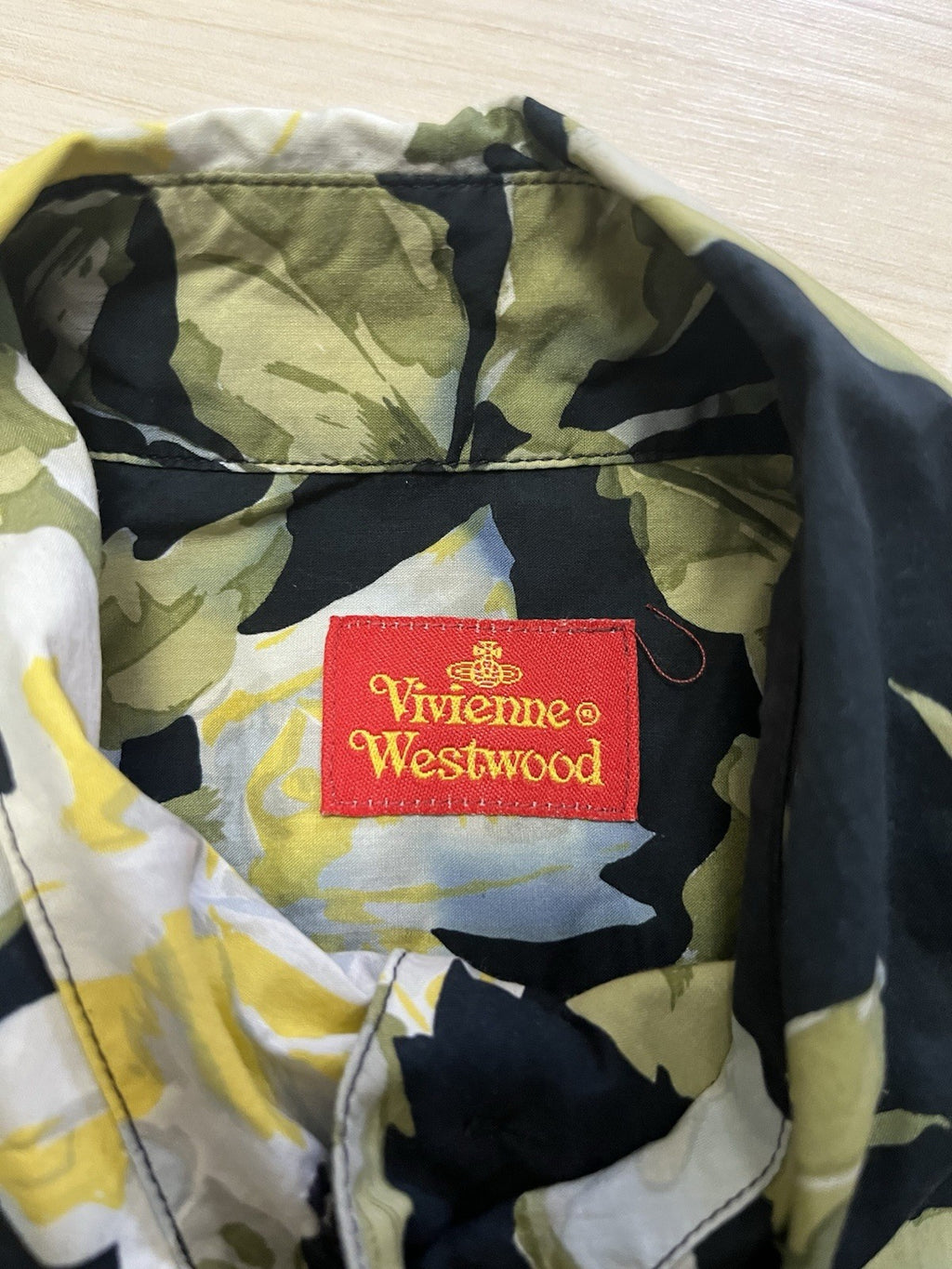 II Vivienne westwood Vintage slim fit dart Floral button up shirt