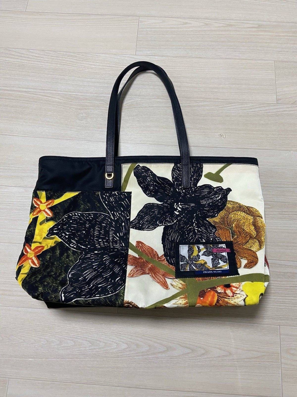 Prada ‘FLOREAL’ CHRISTOPHE CHEMIN hand bag