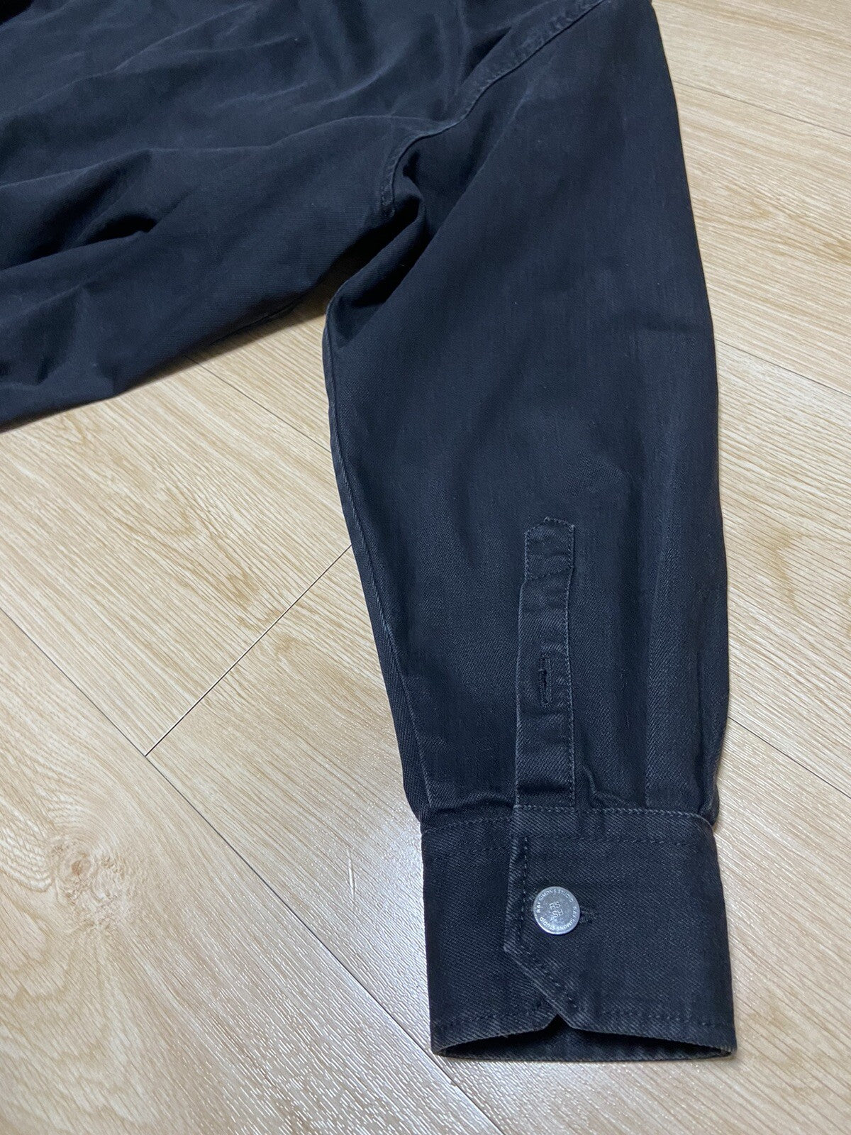S Raf Simons ss19 oversized Big Fit Double Two patch denim shirt jackrt