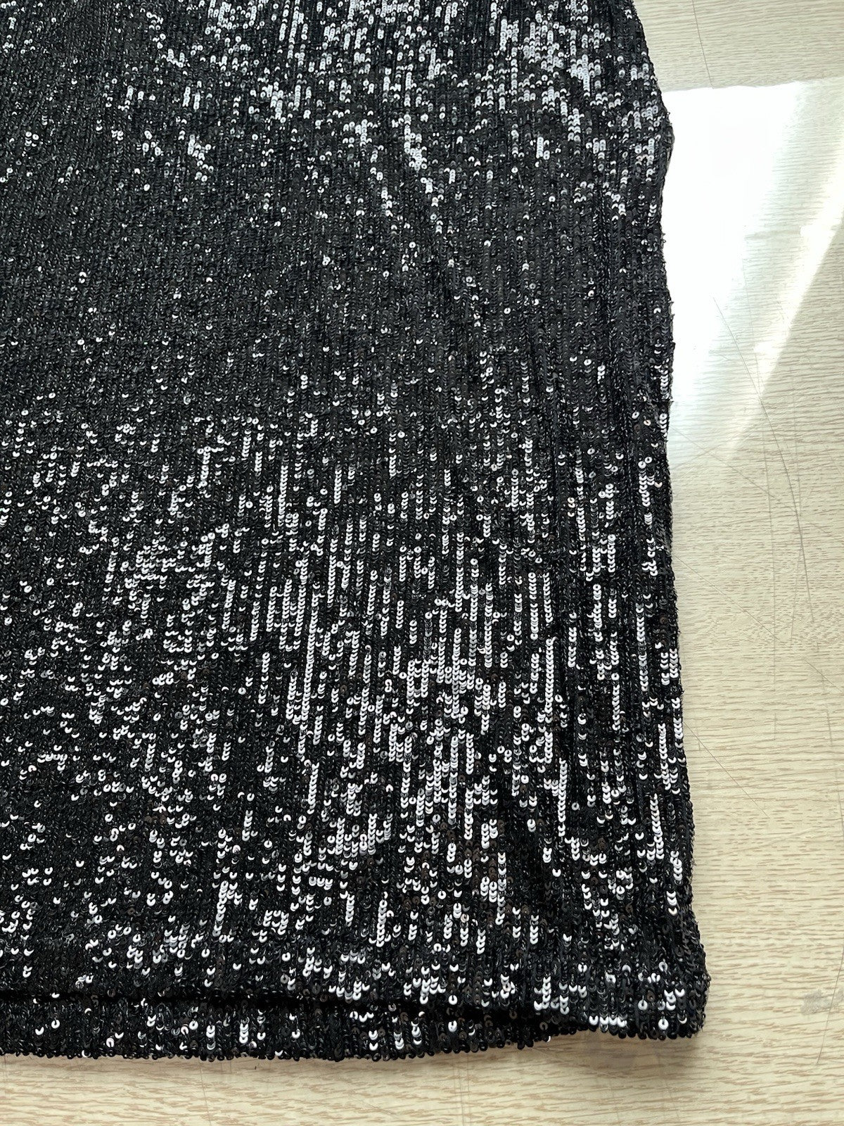 46 saint laurent full sequin sleeveless polo shirt top