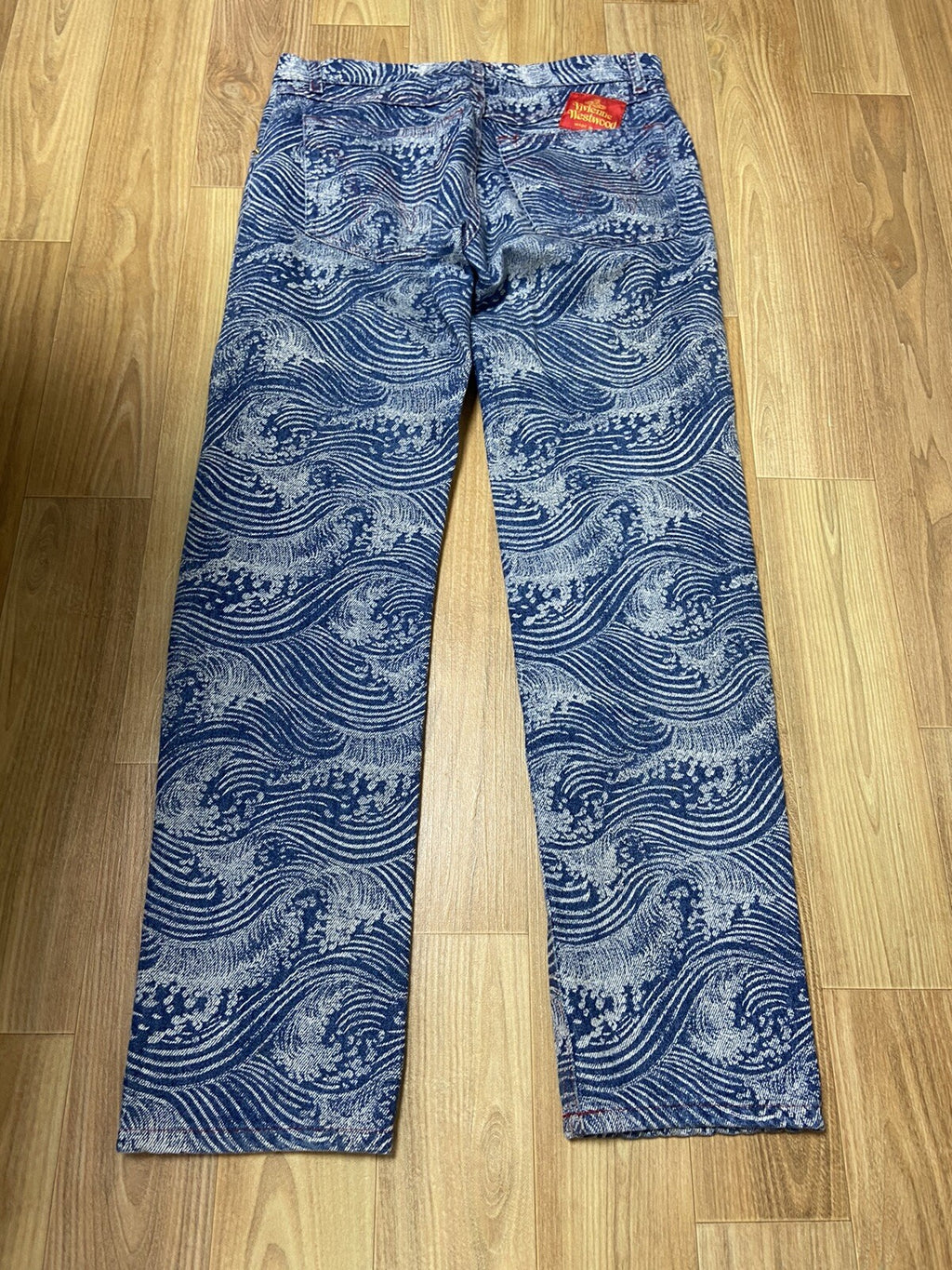 40 Vivienne westwood aw92 The Great Waves denim pants jeans