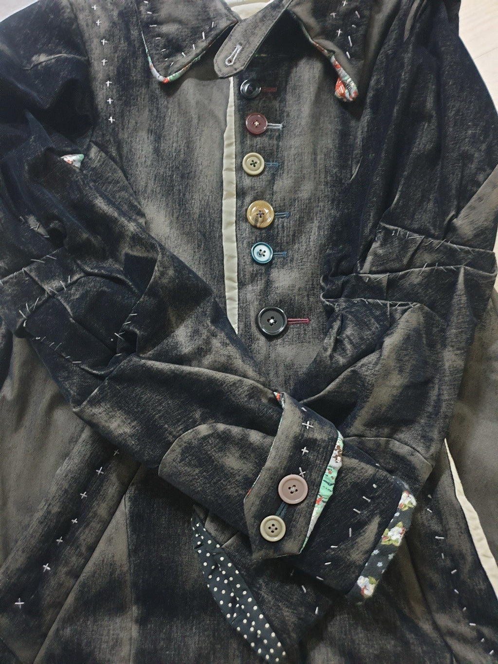 S Undercover aw04 BUT BEAUTIFUL hand sewn coat