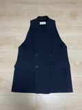 50 Maison Margiela 6B striped sleeveless blazer jacket vest