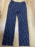 38 Chanel aw04 black navy white tweed pants
