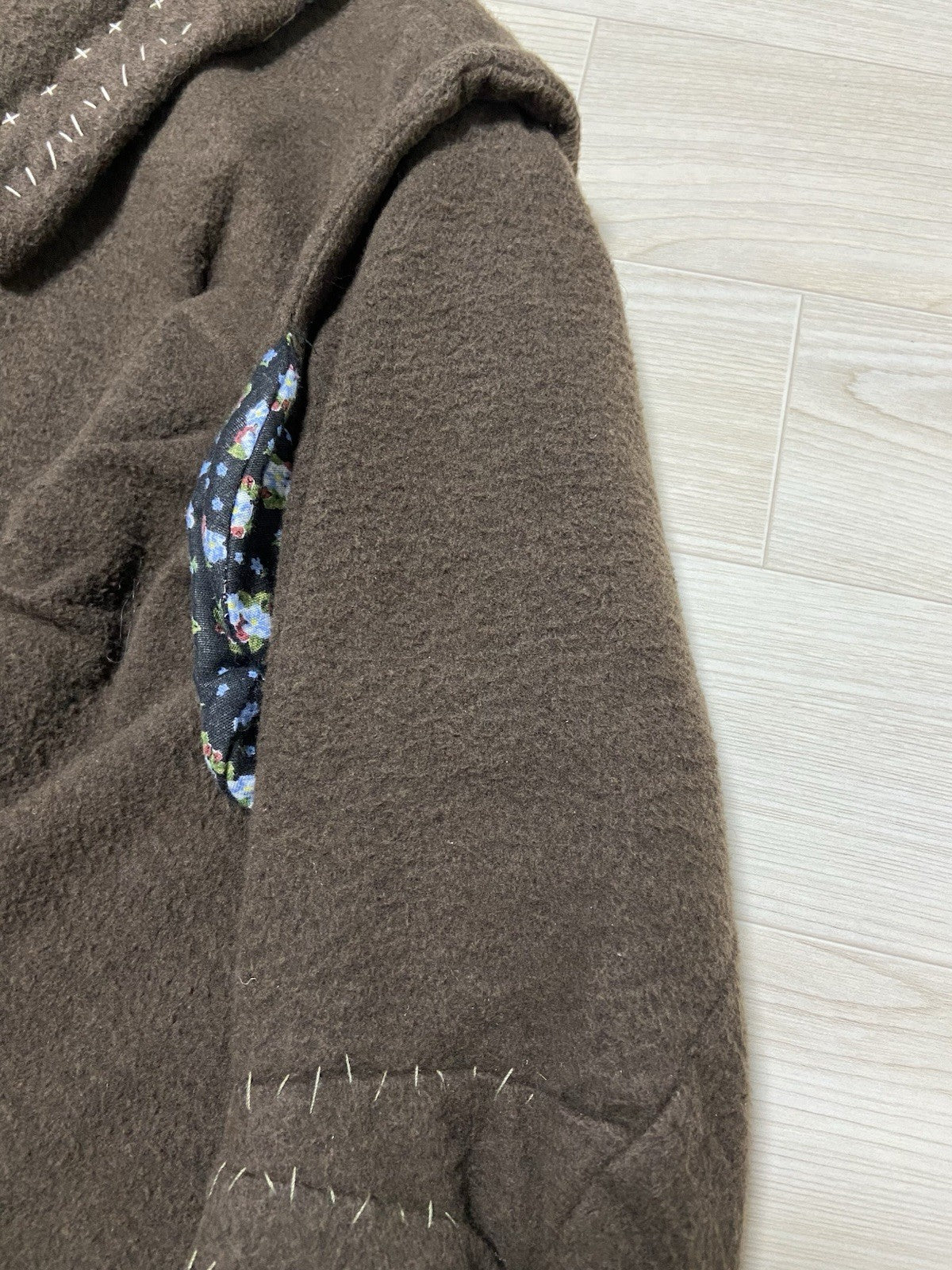 M Undercover aw04 BUT BEAUTIFUL Finale hand sewn coat