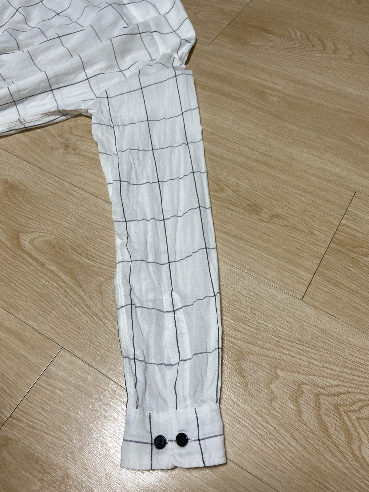 S Saint Laurent 2016 striped white shirt
