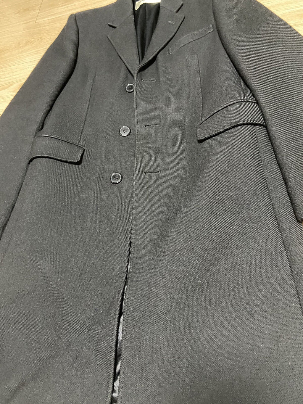 46 Saint Laurent fw15 ss16 chesterfield wool coat jacket