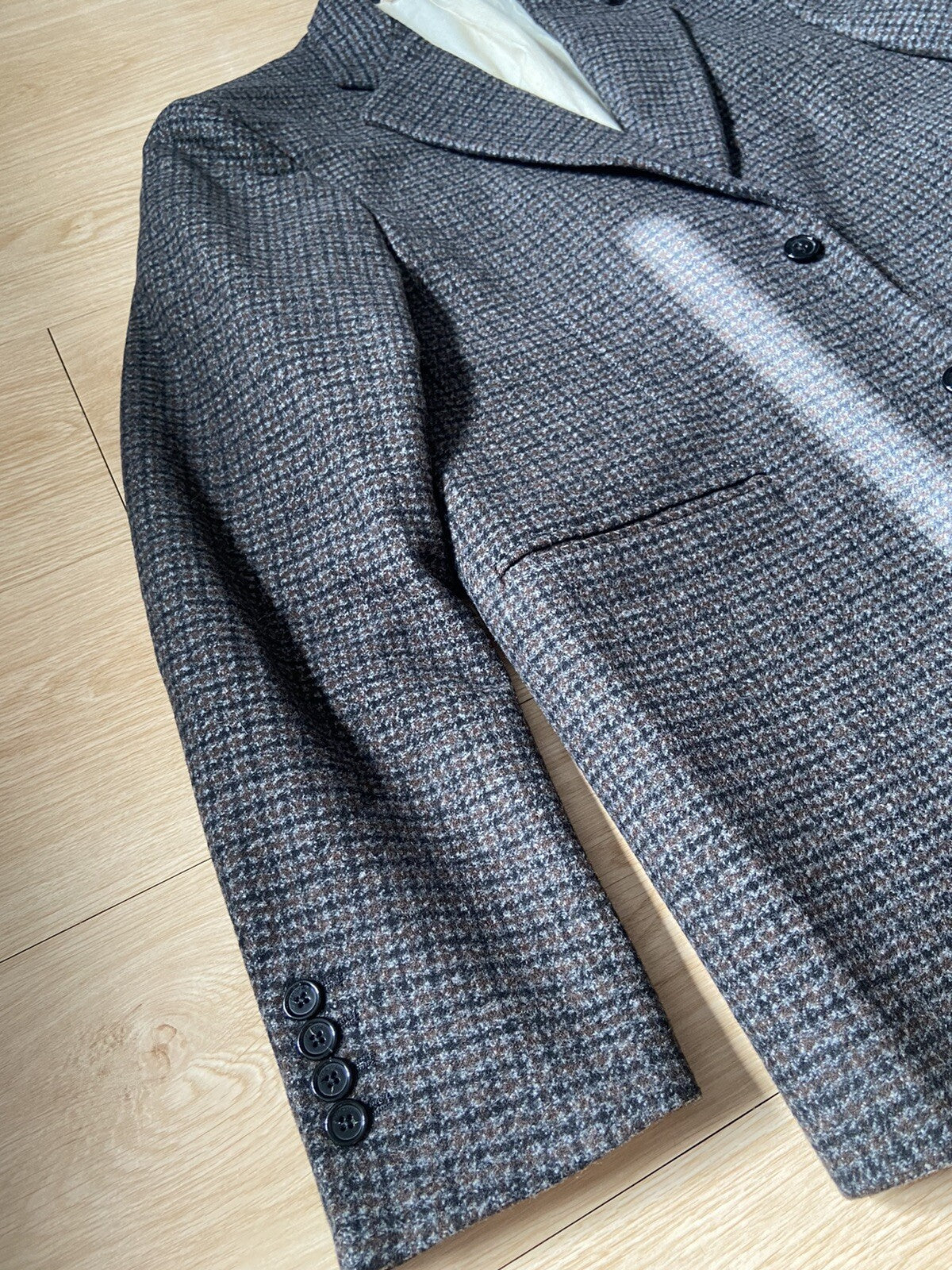 48 Raf Simons aw20 rs lab houndtooth blazer jacket