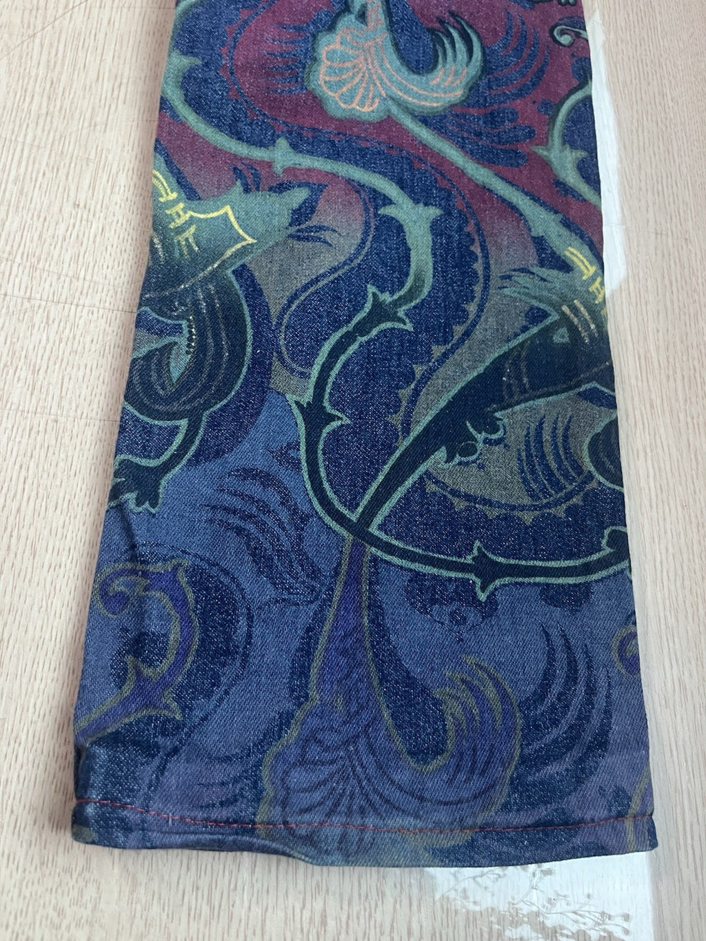 26 Vivienne Westwood Vintage 90s paisley Denim Pants Jeans