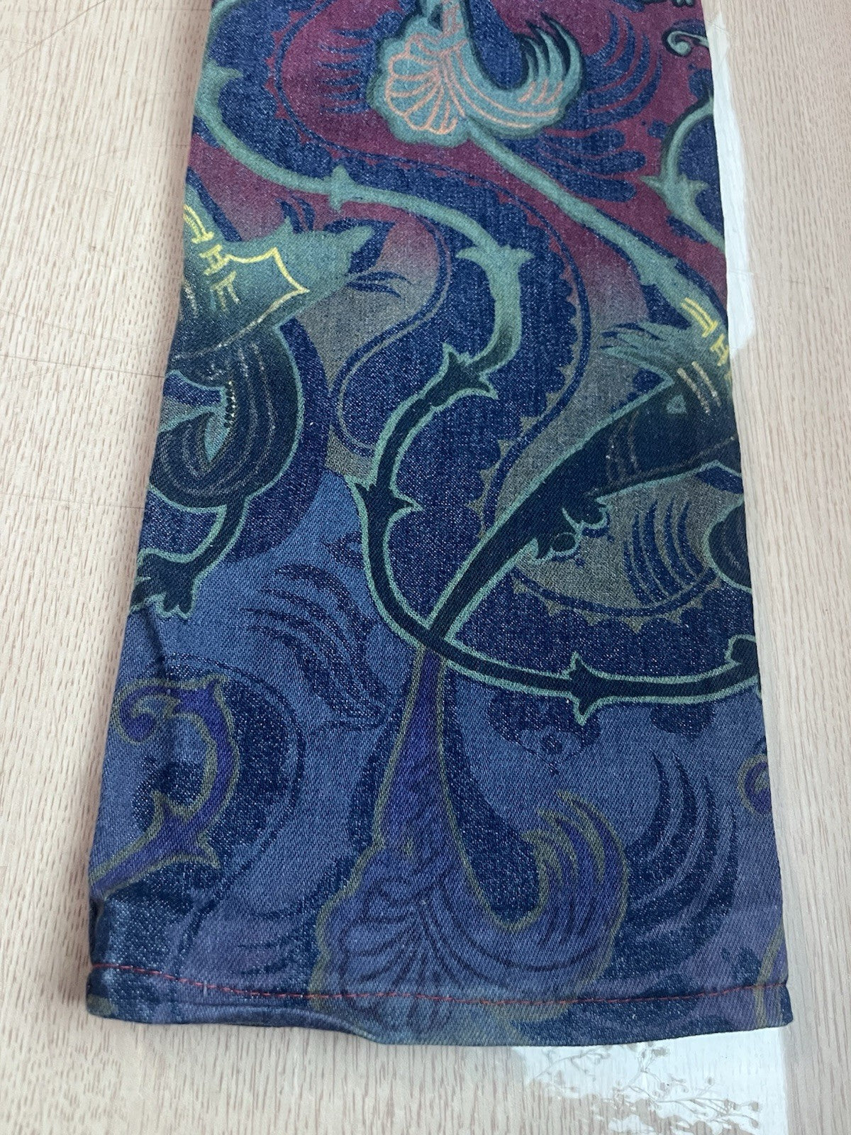 26 Vivienne Westwood Vintage 90s paisley Denim Pants Jeans
