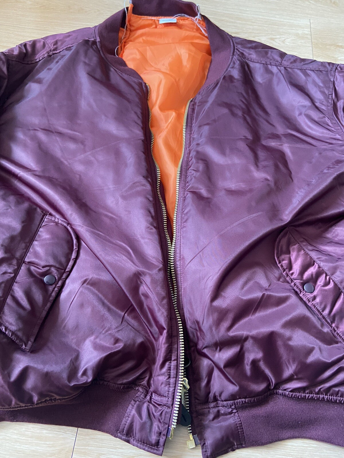 Vetements AW16 reworked oversized bomber jacket OG