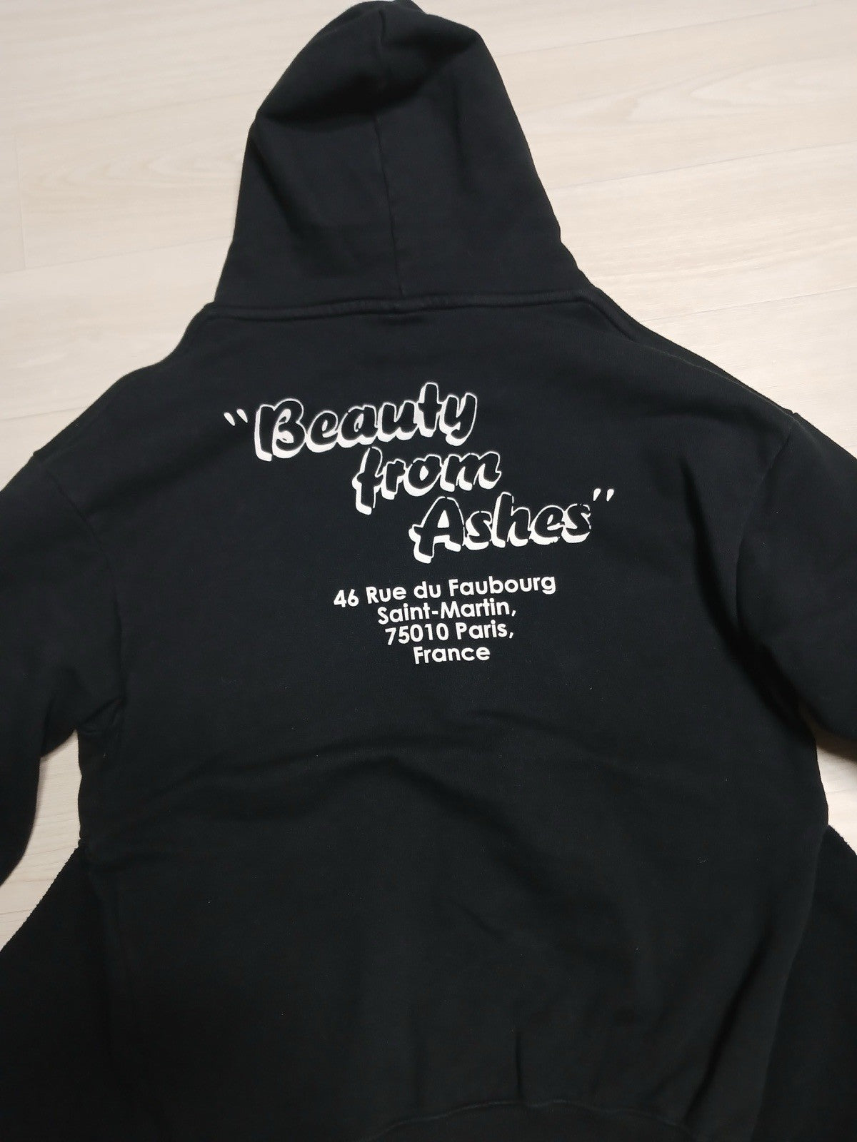 S vetements WE OUR HOMETOWN layered hoodie