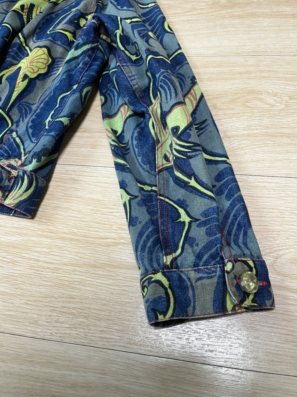 M Vivienne westwood VINTAGE 90s Grand hotel paisley Printing denim jacket