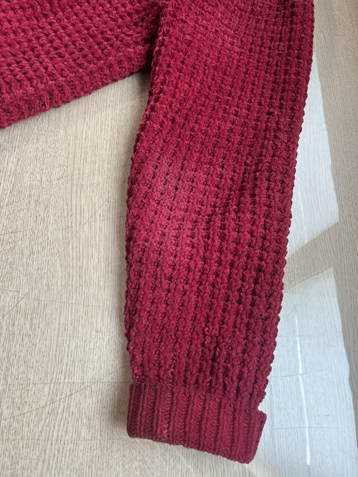 M Yohji yamamoto oversized heavy weight knit cardigan