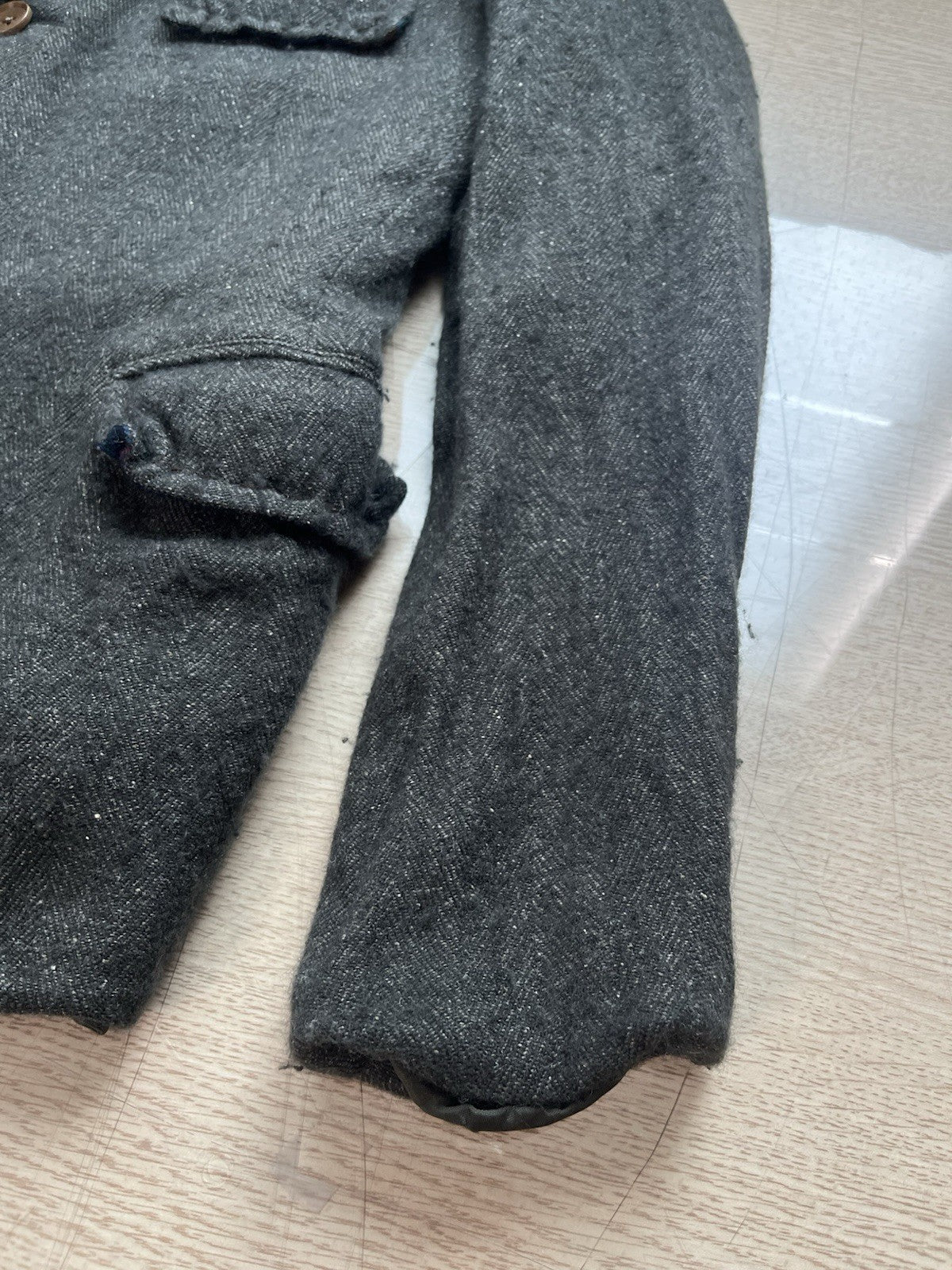 4 Yohji yamamoto wool silk military blazer jacket