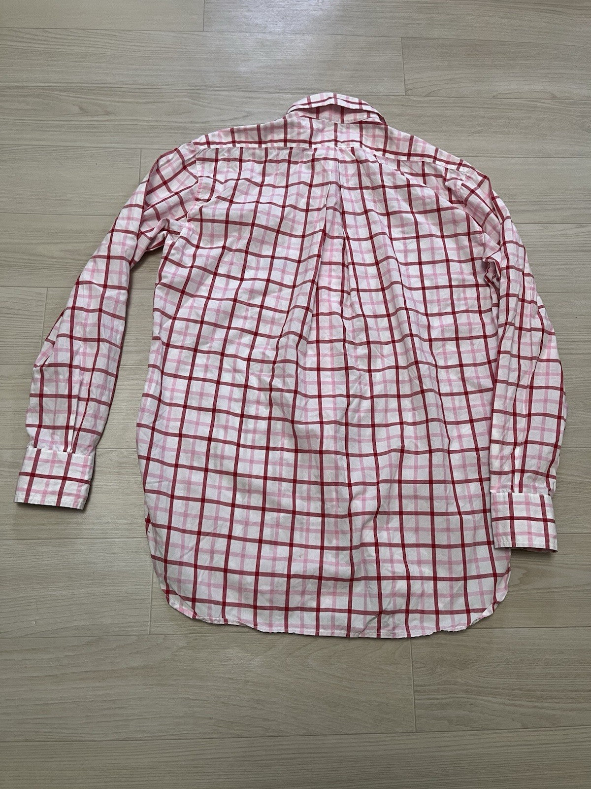 I Vivienne westwood vintage pink checkered button up shirt