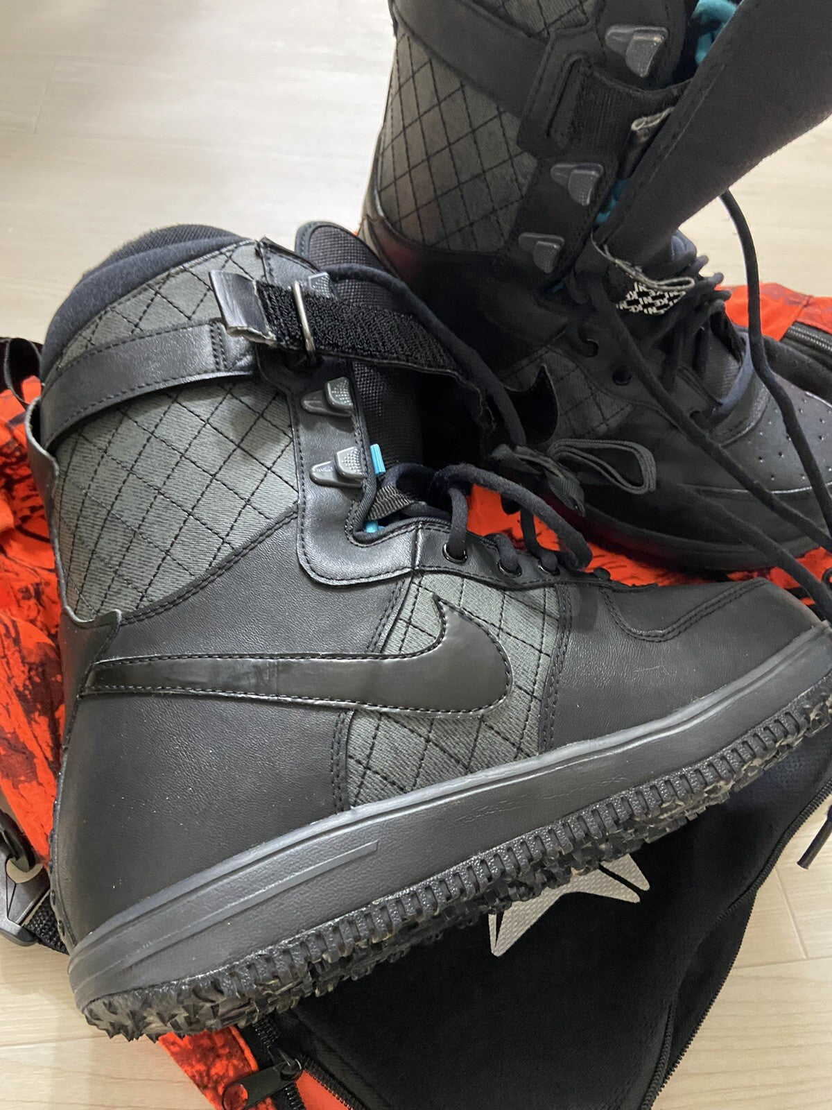 39 Nike Zoom Force All Black Ski snowboard Boots
