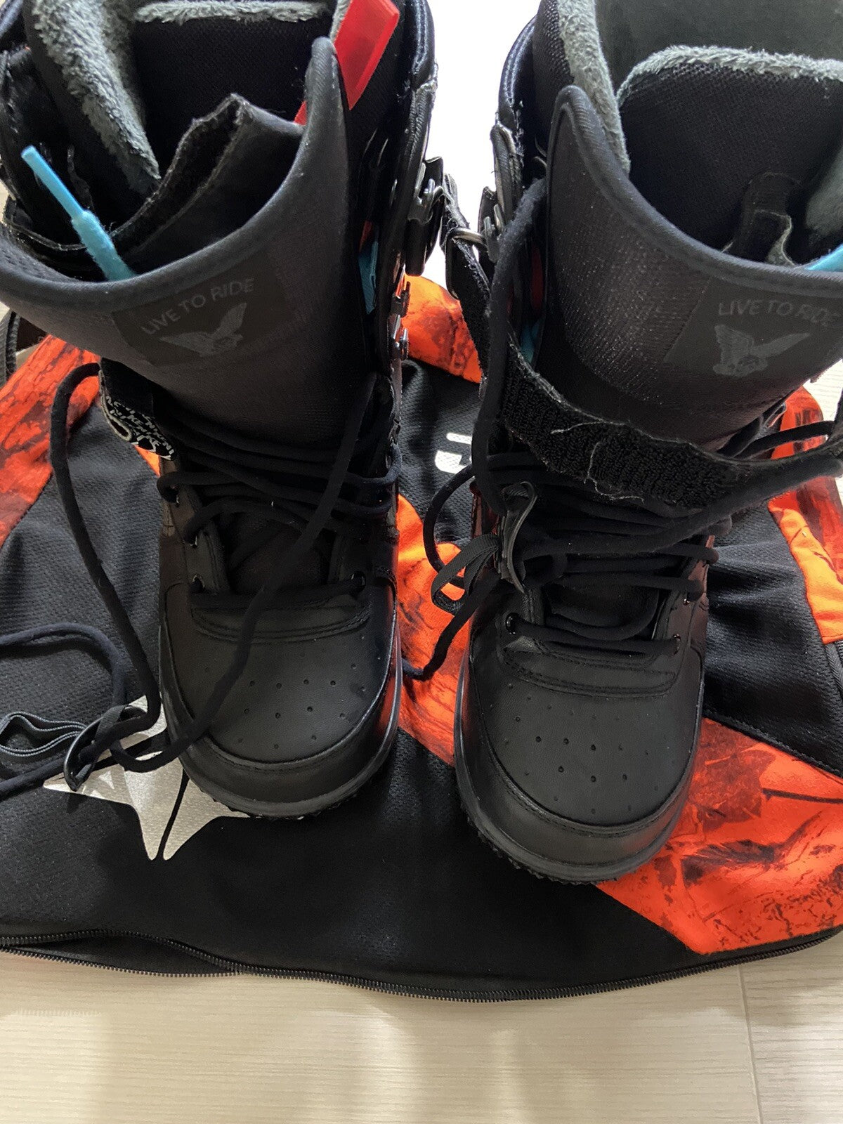 39 Nike Zoom Force All Black Ski snowboard Boots