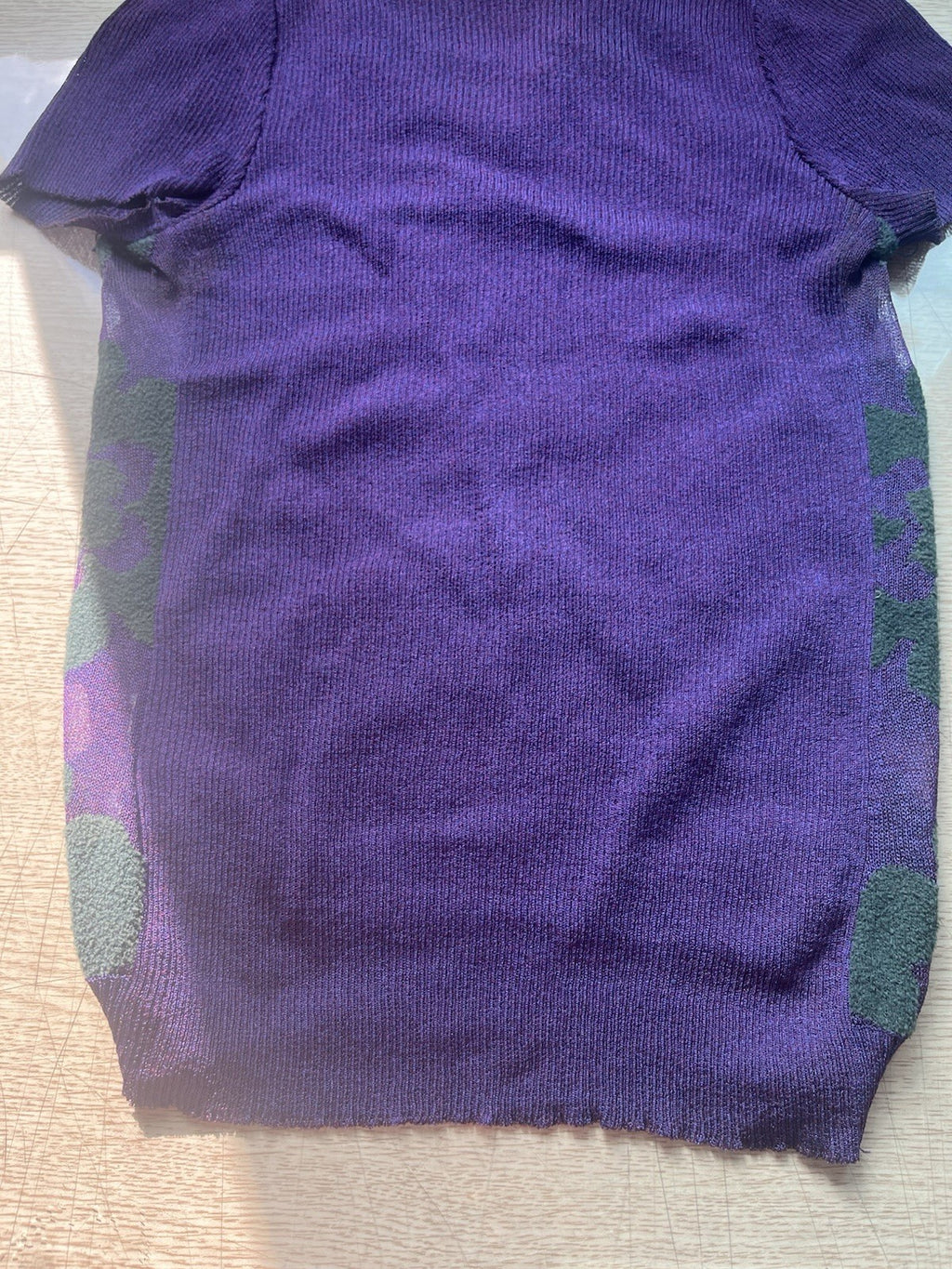S Vivienne Westwood gold label floral knit power net t shirt