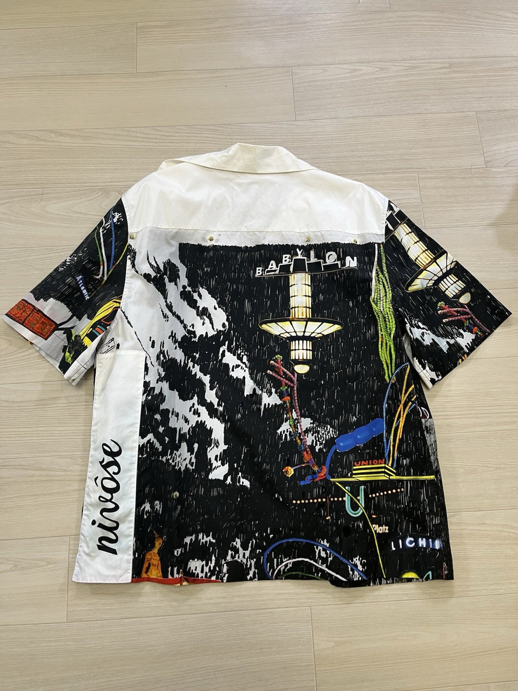 44 prada fw16 christophe chemin NIVOSE short sleeve shirt