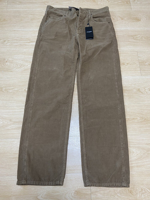 32 Saint Laurent SS24 FW23 Oversized corduroy baggy pants