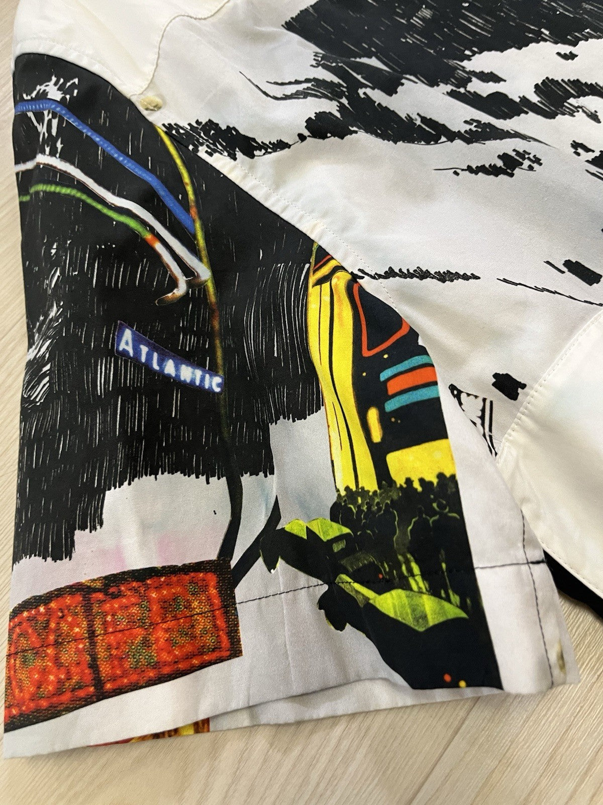 44 prada fw16 christophe chemin NIVOSE short sleeve shirt
