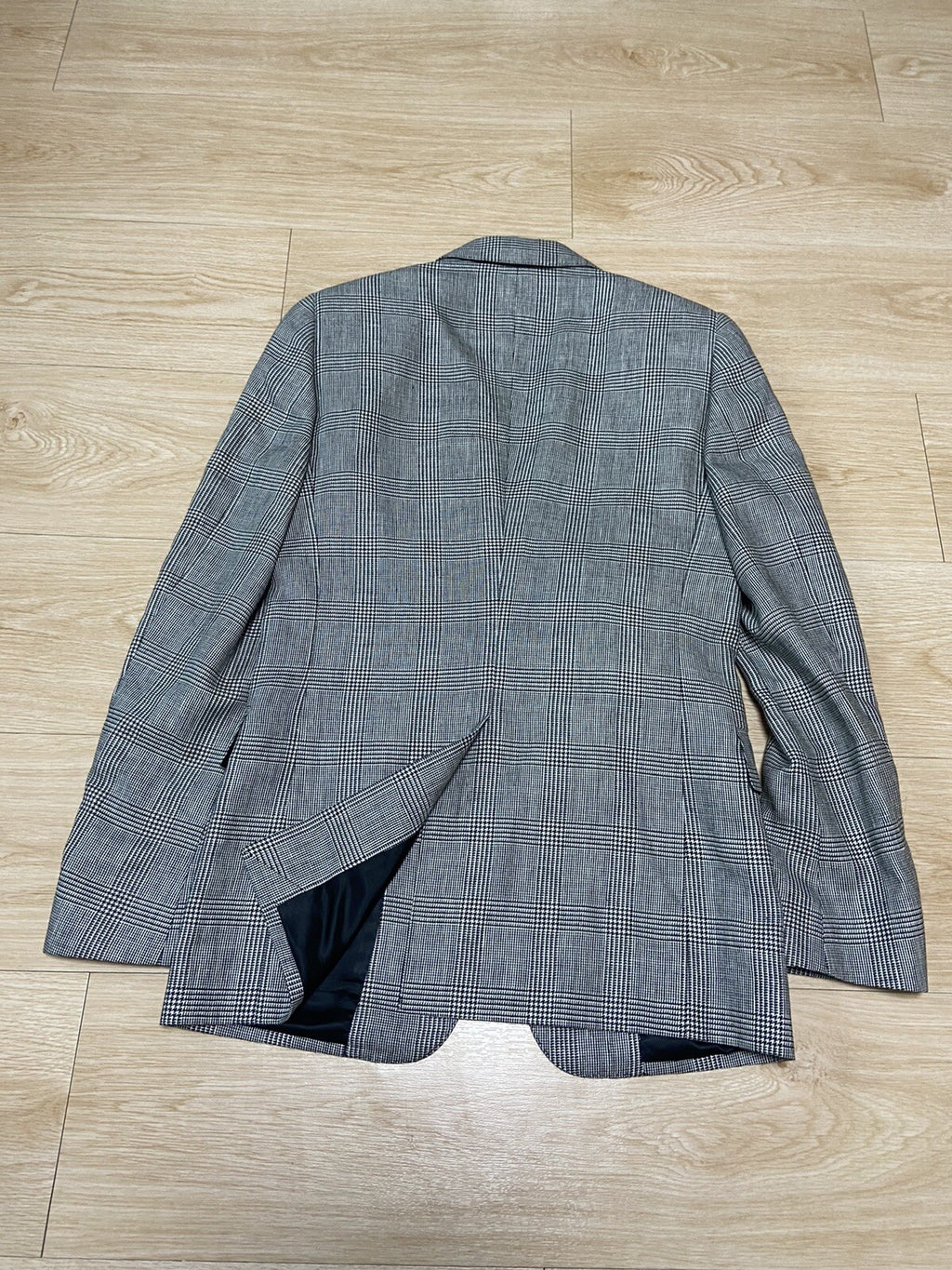 44 Celine Prince Of Wales houndstooth blazer suit jacket. HEDI SLIMANE