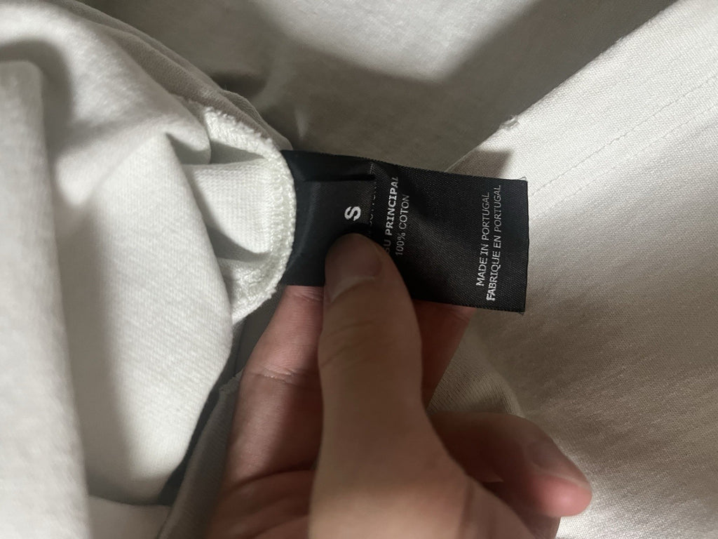 S vetements SILK ROAD distressed oversized long sleeve shirt