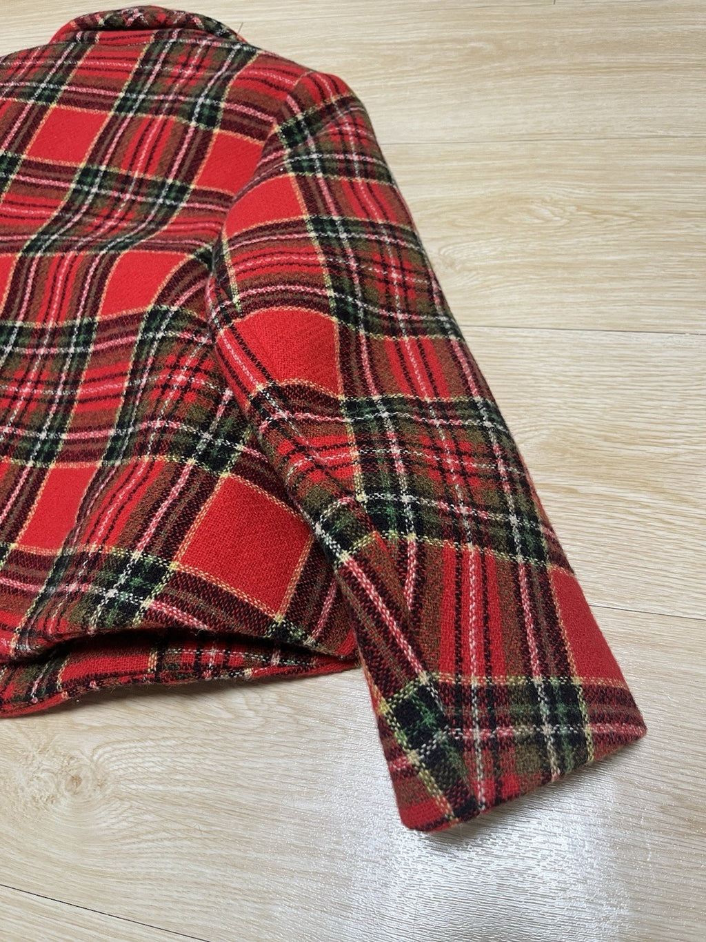 38 Vivienne westwood milan vintage 90s 80s red Tartan wool jacket