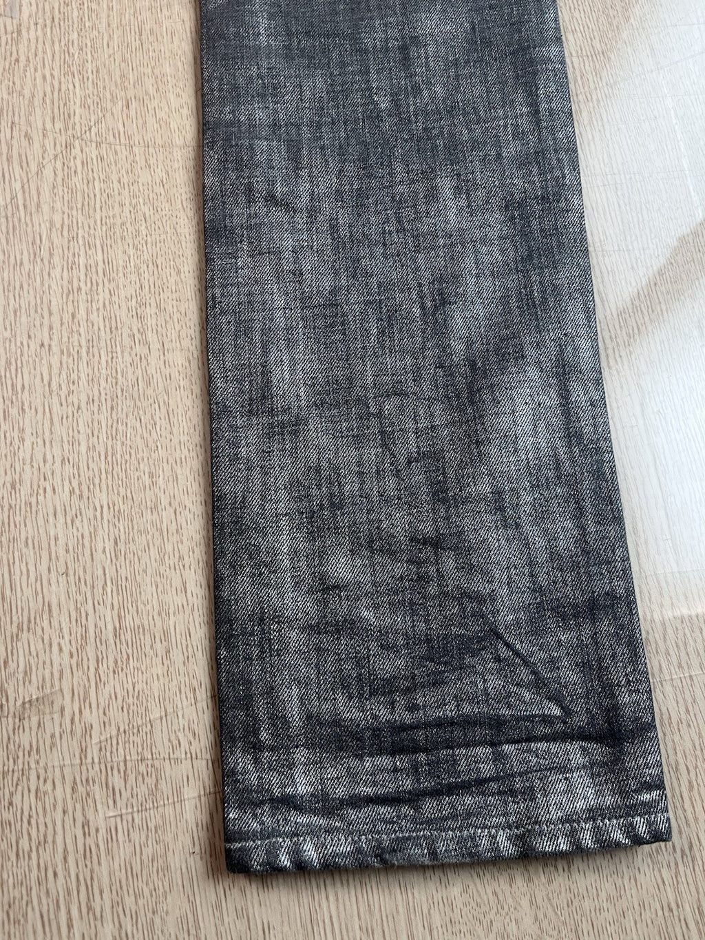 29 dior homme 06 radioactive silver denim pants jeans
