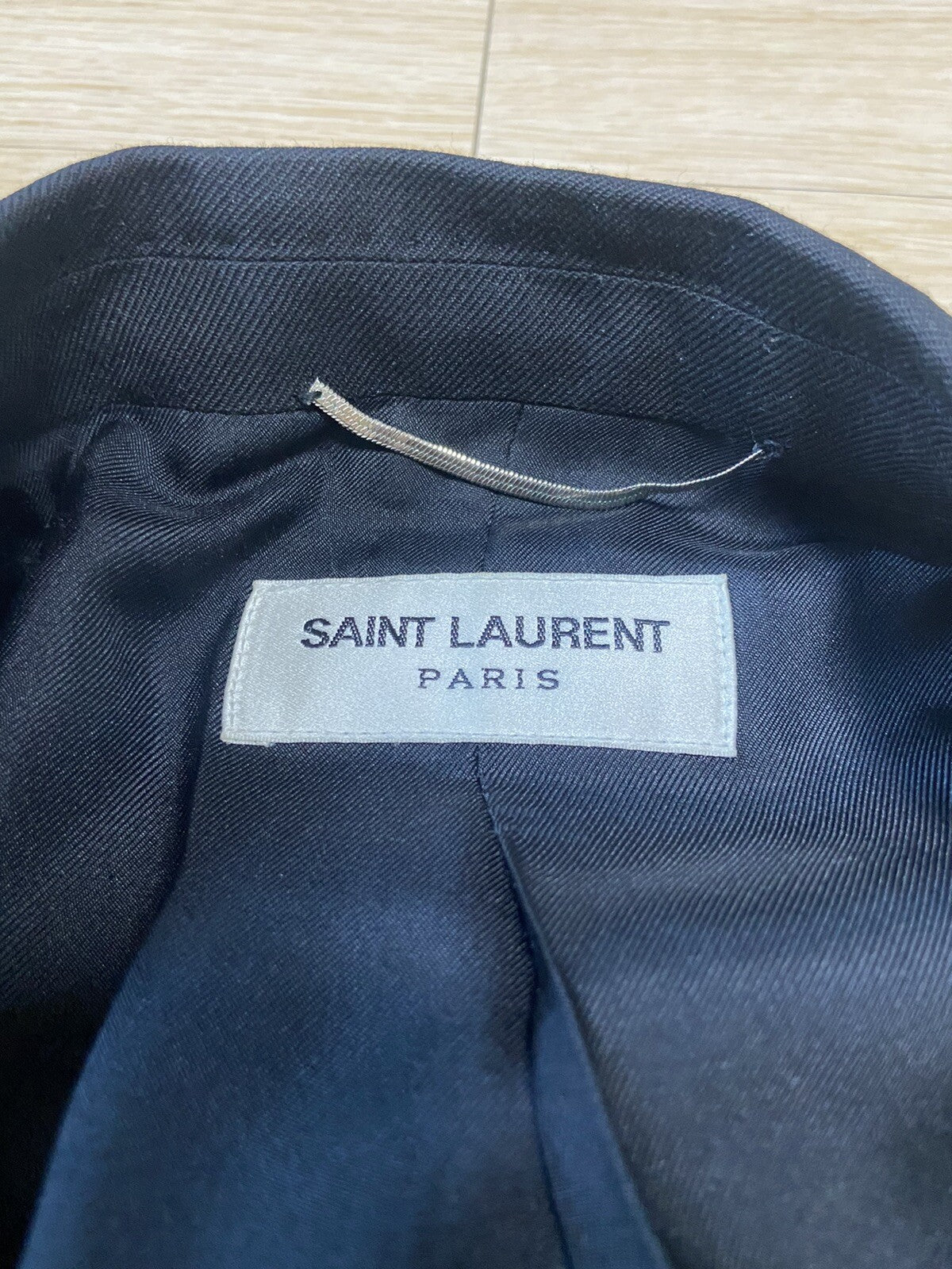54 Saint Laurent ss17 gold button wool blazer suit Jacket