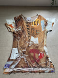 M Vivienne Westwood orb logo FRAGILE power net t shirt