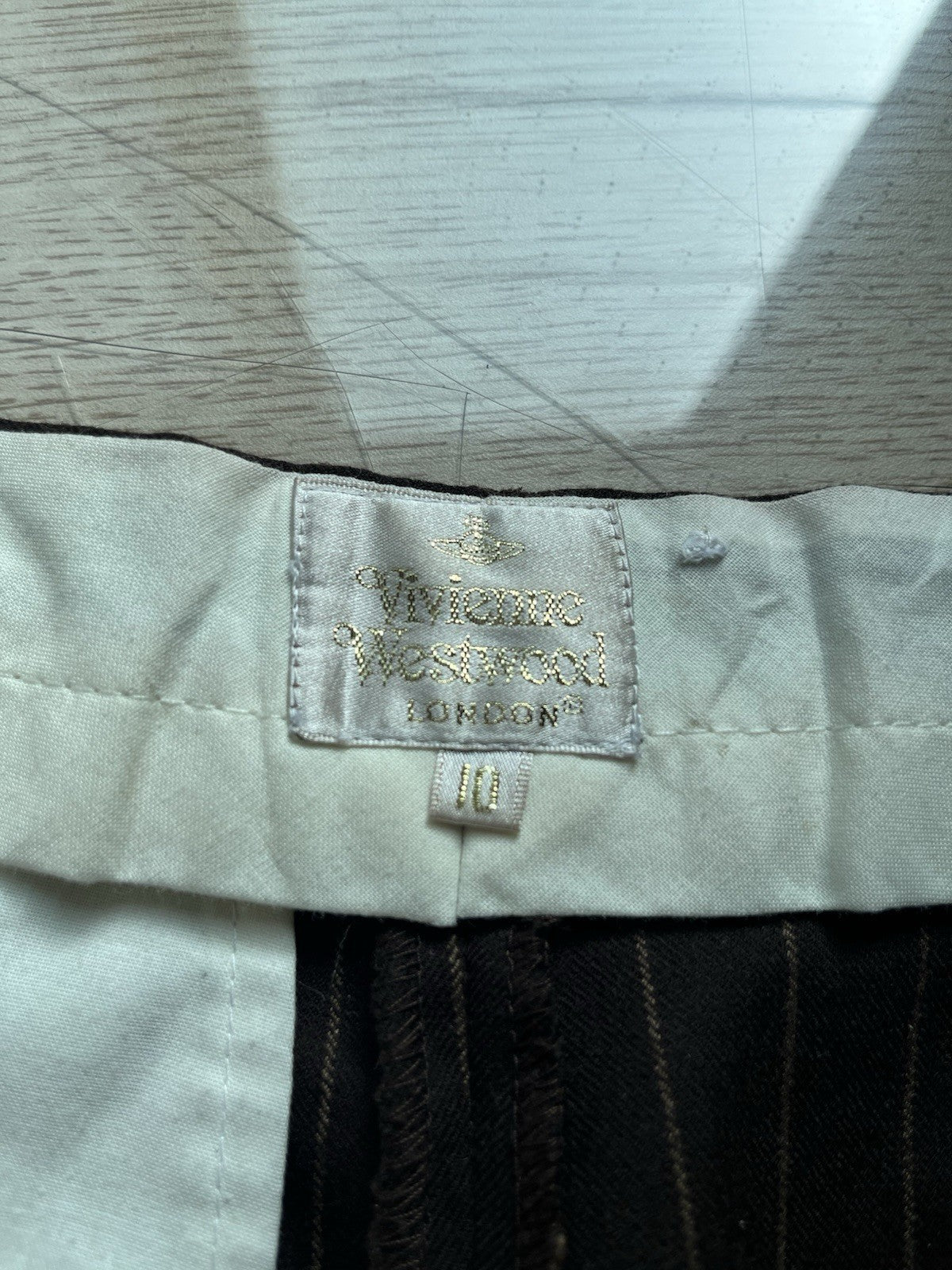10 Vivienne Westwood gold label vintage pinstripe pants
